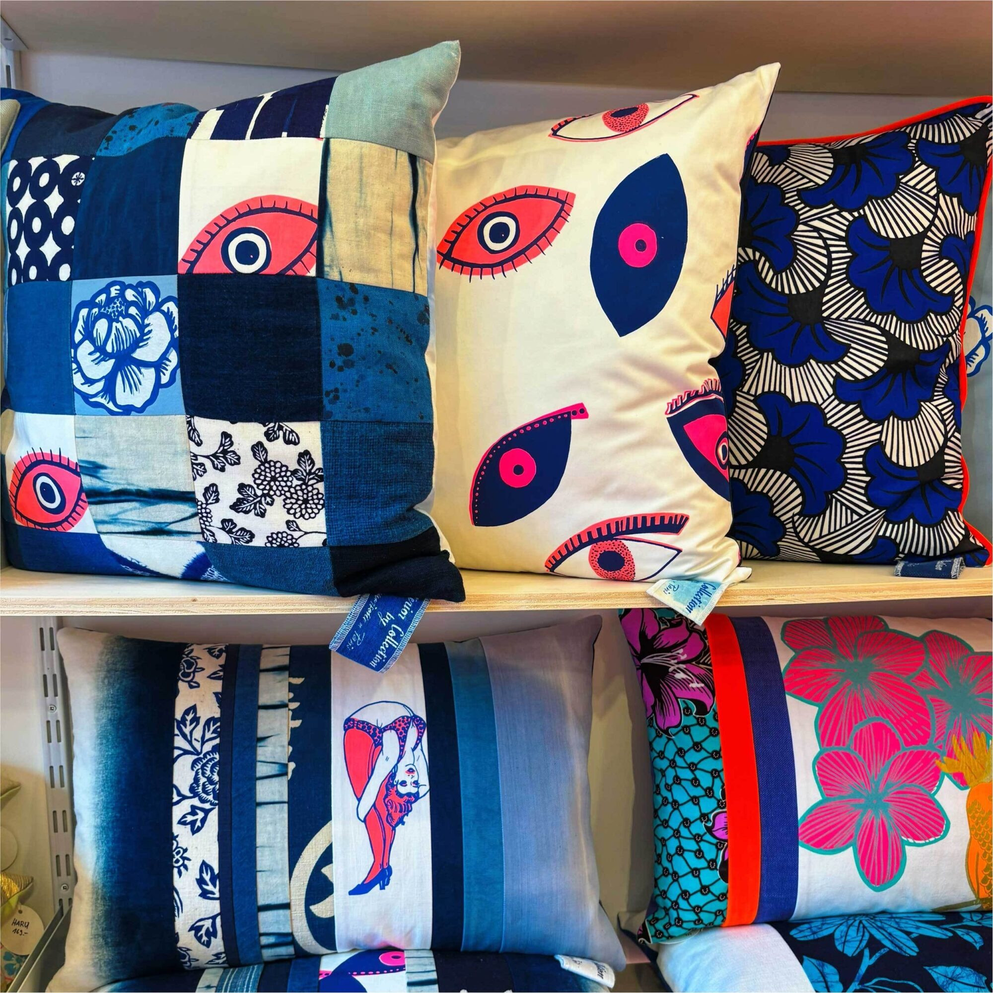 Foto Kissen Indigo Tribeka