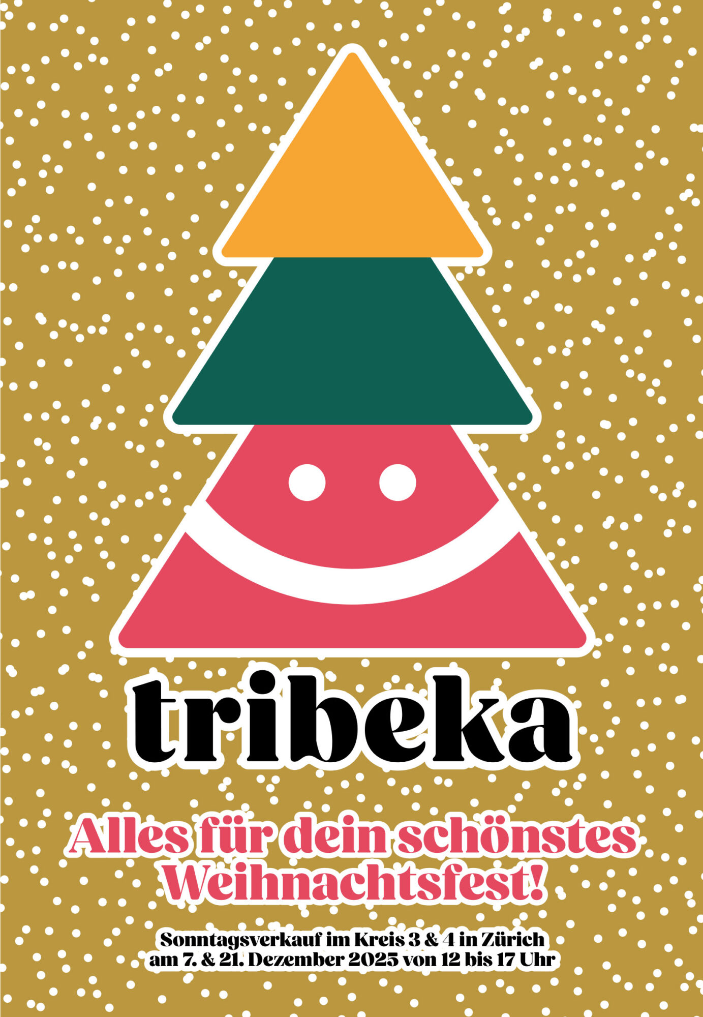 Tribeka Flyer Weihnachtskarte 25 VS